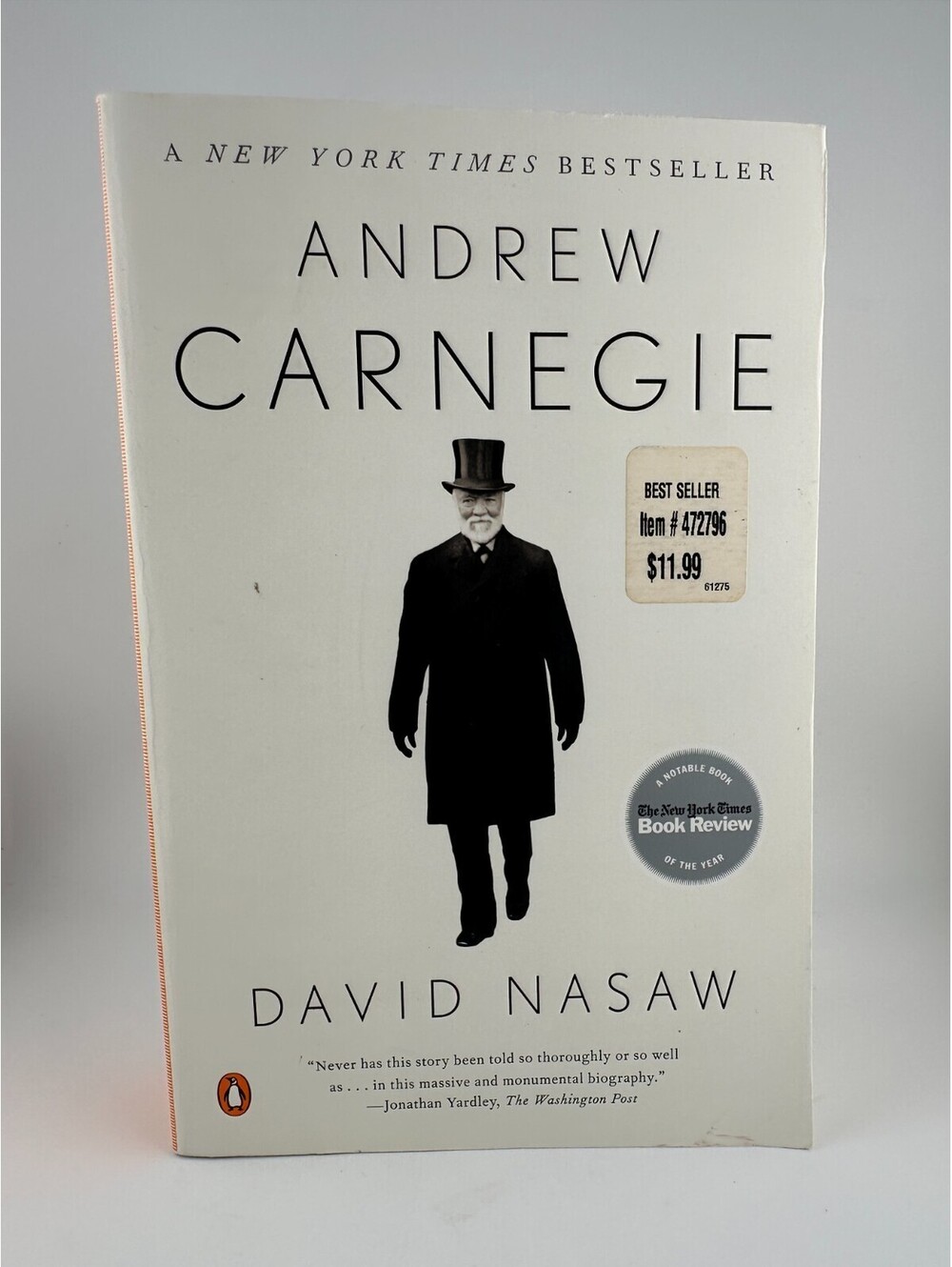 Andrew Carnegie Biography David Nasaw Penguin Paperback Bestseller